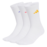 Adidas Cushioned Sportswear Crew 3 Pack Socks Unisex - White KQ6760 White Clothing Adidas