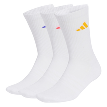 Adidas Cushioned Sportswear Crew 3 Pack Socks Unisex - White KQ6760 White Clothing Adidas