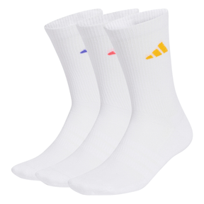 Adidas Cushioned Sportswear Crew 3 Pack Socks Unisex - White KQ6760 White Clothing Adidas