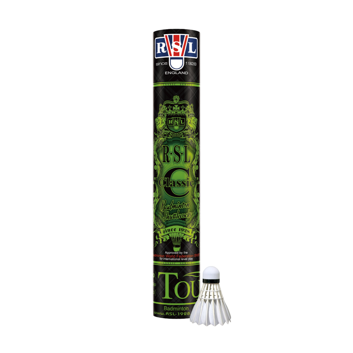 PRE-ORDER! RSL Classic Tourney Shuttlecock (BWF International Grade) by RSL