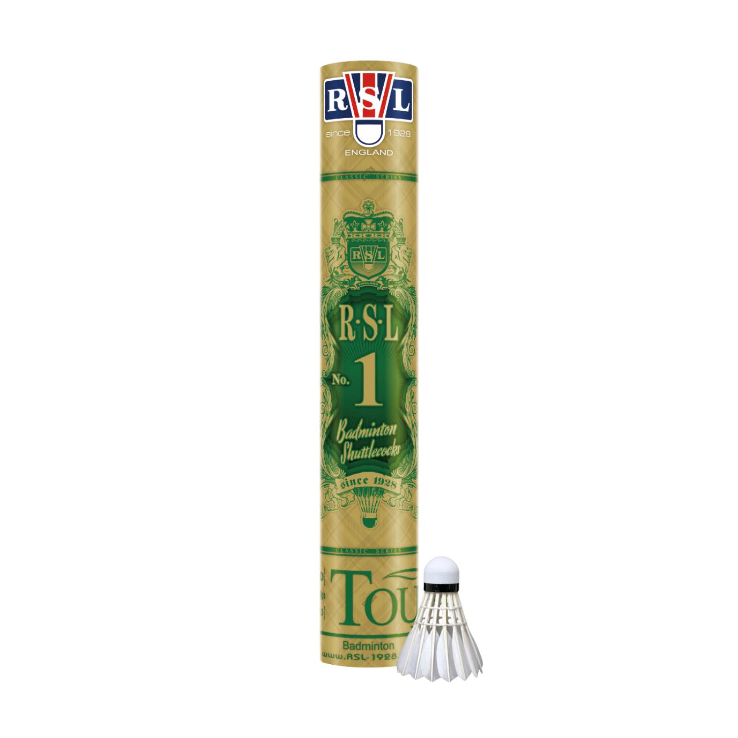 RSL Tourney No.1 Shuttlecock (BWF Certified) Feather Shuttle RSL