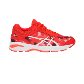 ASICS GEL-NETBURNER Professional GS - Fiery Red/White 614 FIERY RED WHIT 13K Netball Shoes Asics