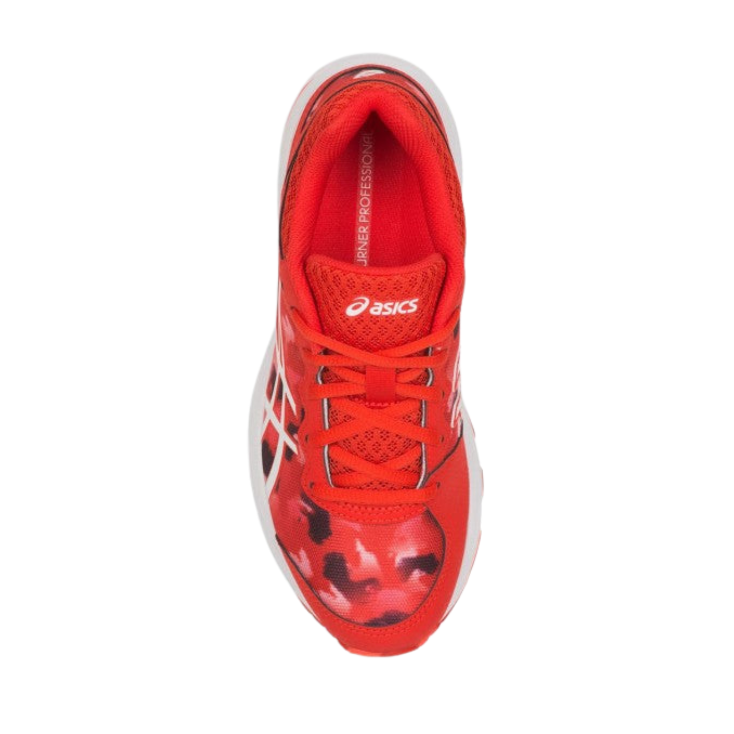 ASICS GEL-NETBURNER Professional GS - Fiery Red/White Netball Shoes Asics