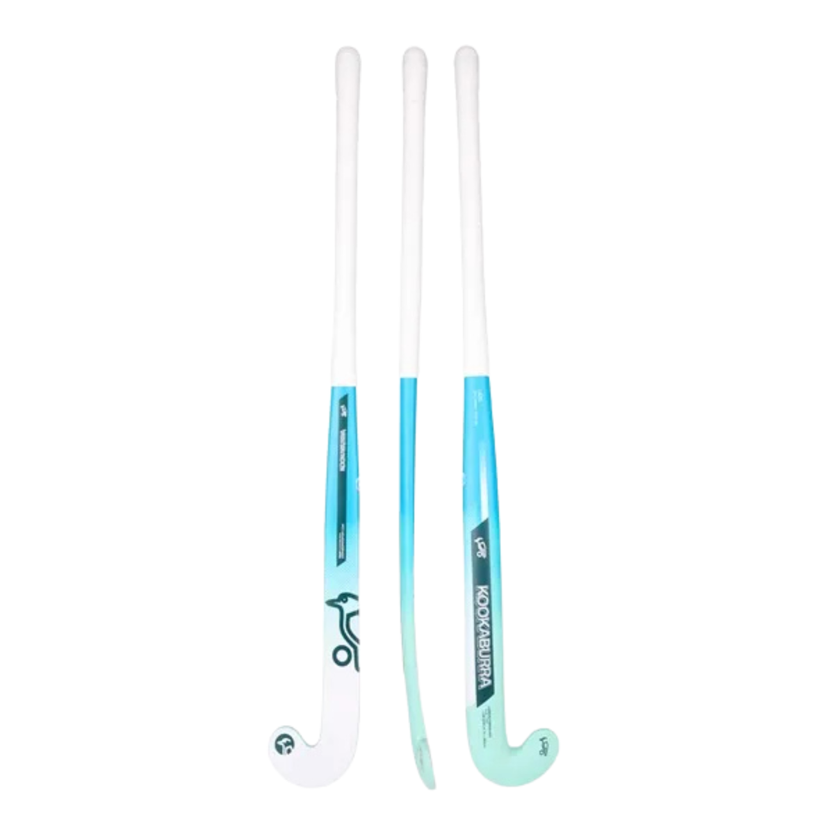 Kookaburra LB20 Hockey Stick 6A2532D - White/Aqua White Aqua Hockey Sticks Kookaburra
