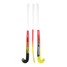 Kookaburra Contour Hockey Stick 6A2541J - Red/Yellow Red Yellow Kookaburra