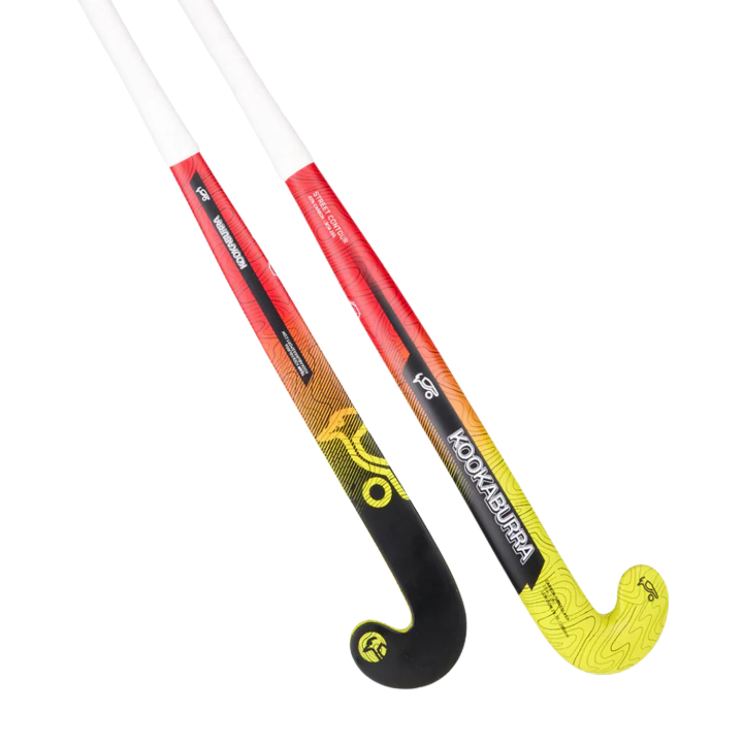 Kookaburra Contour Hockey Stick 6A2541J - Red/Yellow Kookaburra