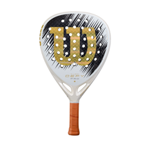Wilson Defy Pro V1 SE 2026 Padel Racket - White/Gold WR213911U by Wilson