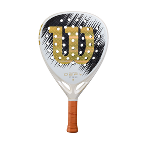 Wilson Defy Pro V1 SE 2026 Padel Racket - White/Gold WR213911U by Wilson