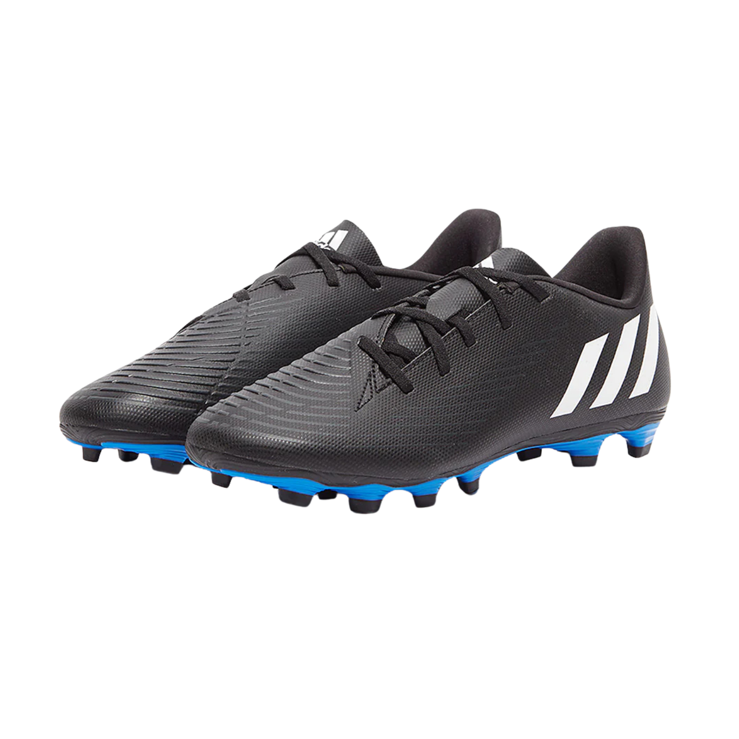 Adidas Predator Edge 4 FxG Football Boots Unisex - Core Black/White/Vivid Red Football Boots Adidas
