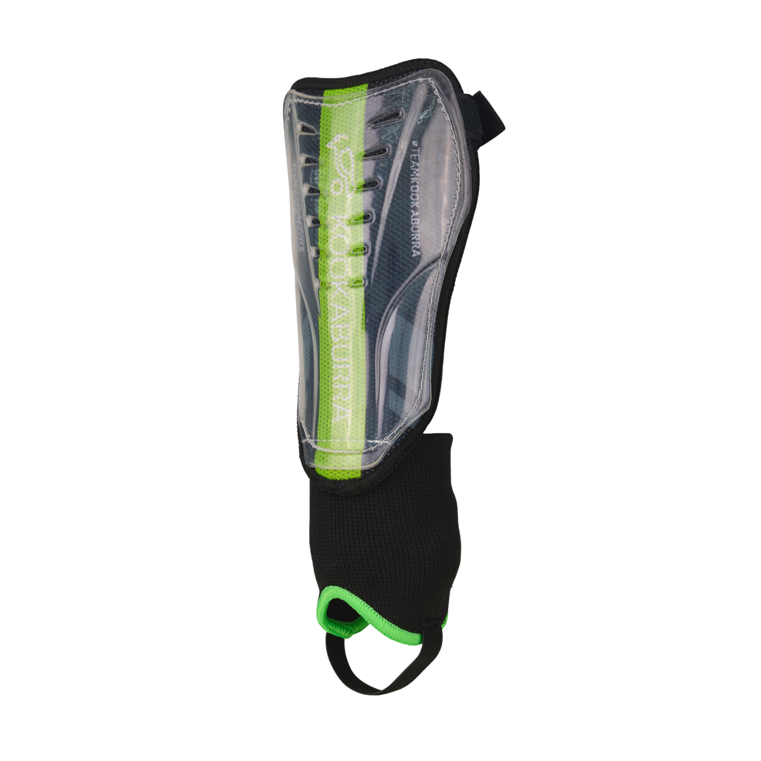 Kookaburra Octane Shinguards - Black/Lime Kookaburra
