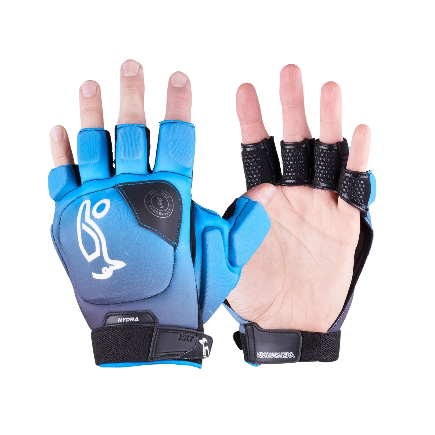 Kookaburra Hydra Left Hand Guards - Black/Blue BLACK BLUE Gloves Kookaburra