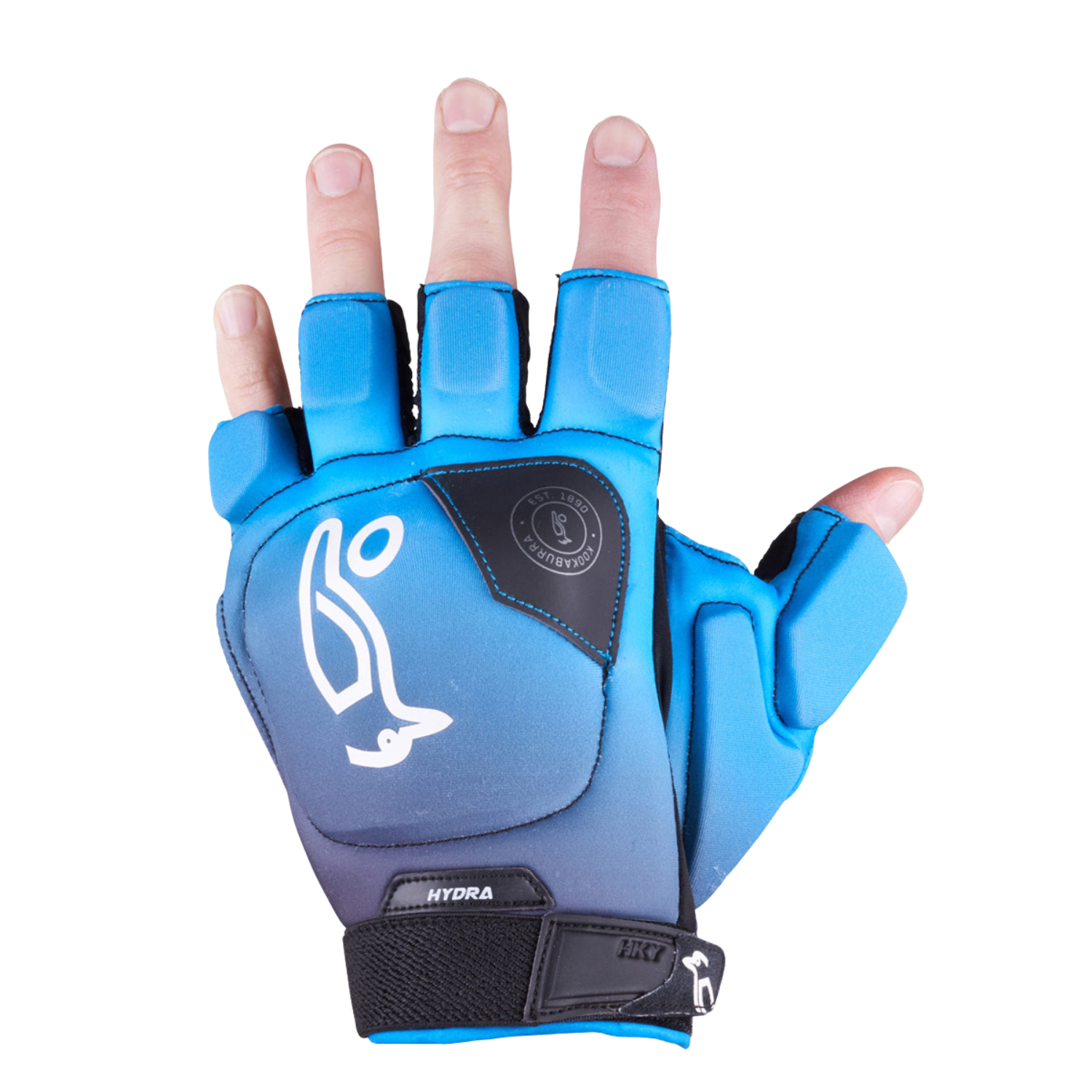 Kookaburra Hydra Left Hand Guards - Black/Blue Gloves Kookaburra