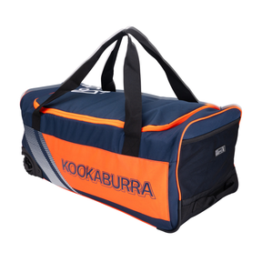 Kookaburra 9500 Wheelie Bag - Navy/Orange Kookaburra