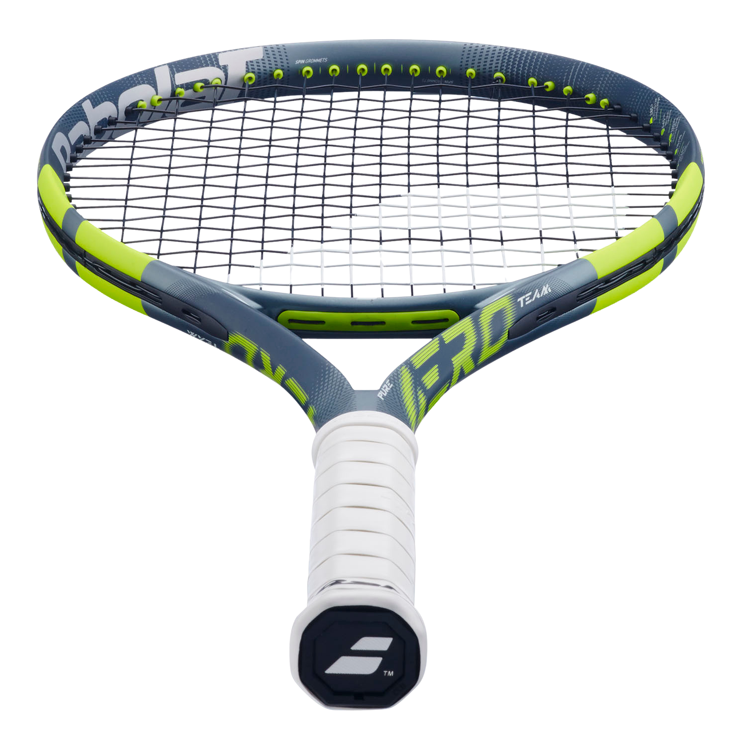 Babolat Pure Aero Team Gen9 2026 Tennis Racket Strung 285g - Grey/Yellow Tennis Rackets Babolat