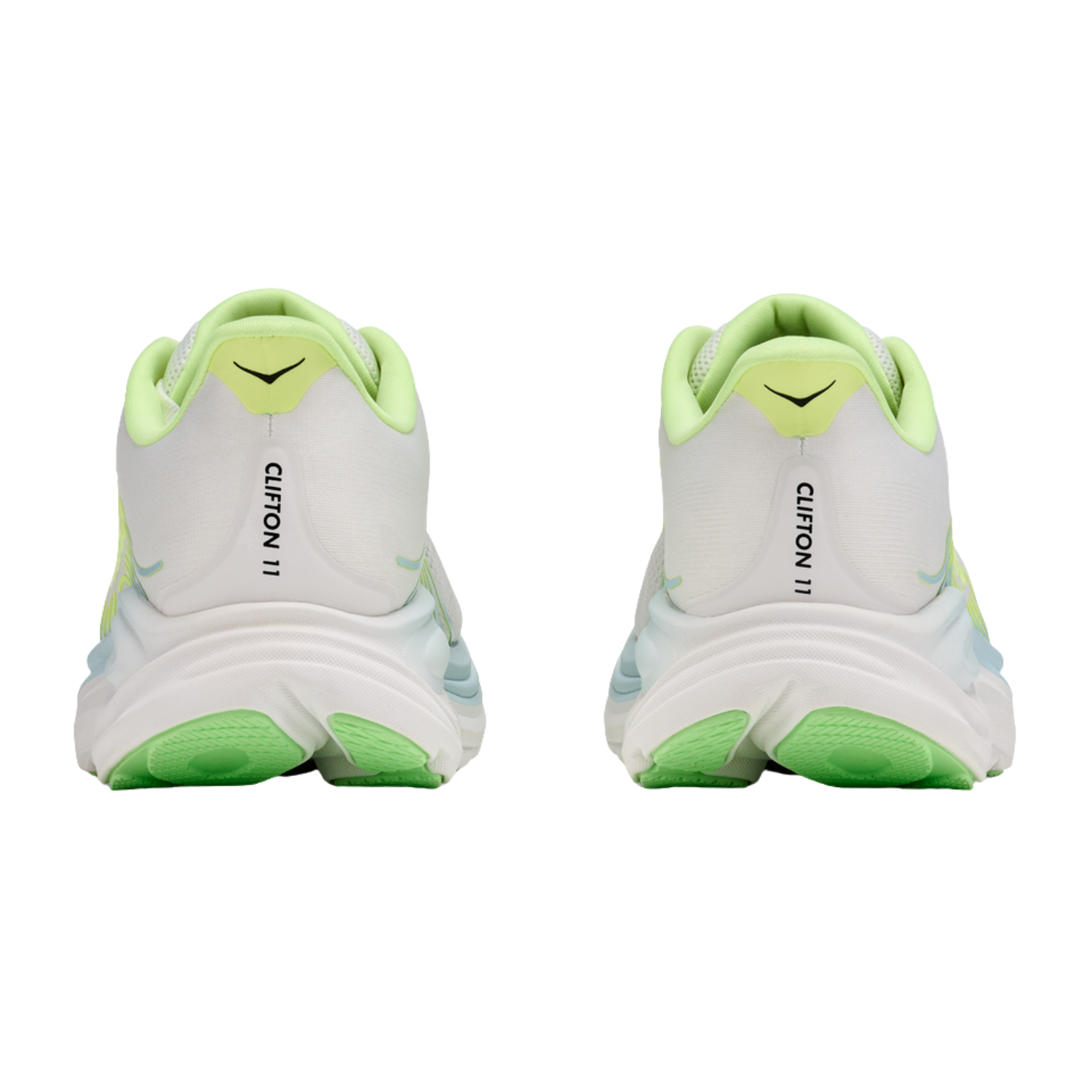 Hoka Clifton 11 Running Shoe Women - Frost/Neon Yuzu Running Shoes Hoka