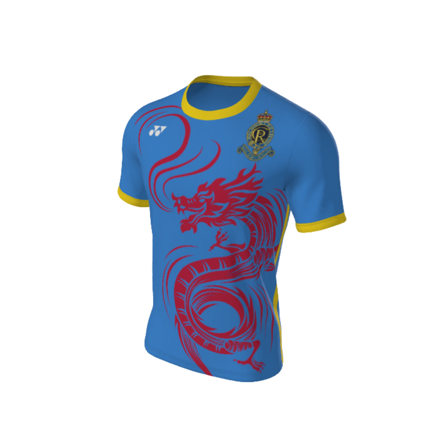 Short Sleeve Tops T014 DRAGON SWOOSH Yonex Custom Teamwear T Shirt. (x 12) Custom Custom