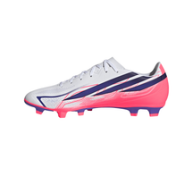 Adidas F50 Hyperfast Club FG/MG Football Boots Unisex - White/Purple/Pink White Purple Pink Football Boots Adidas