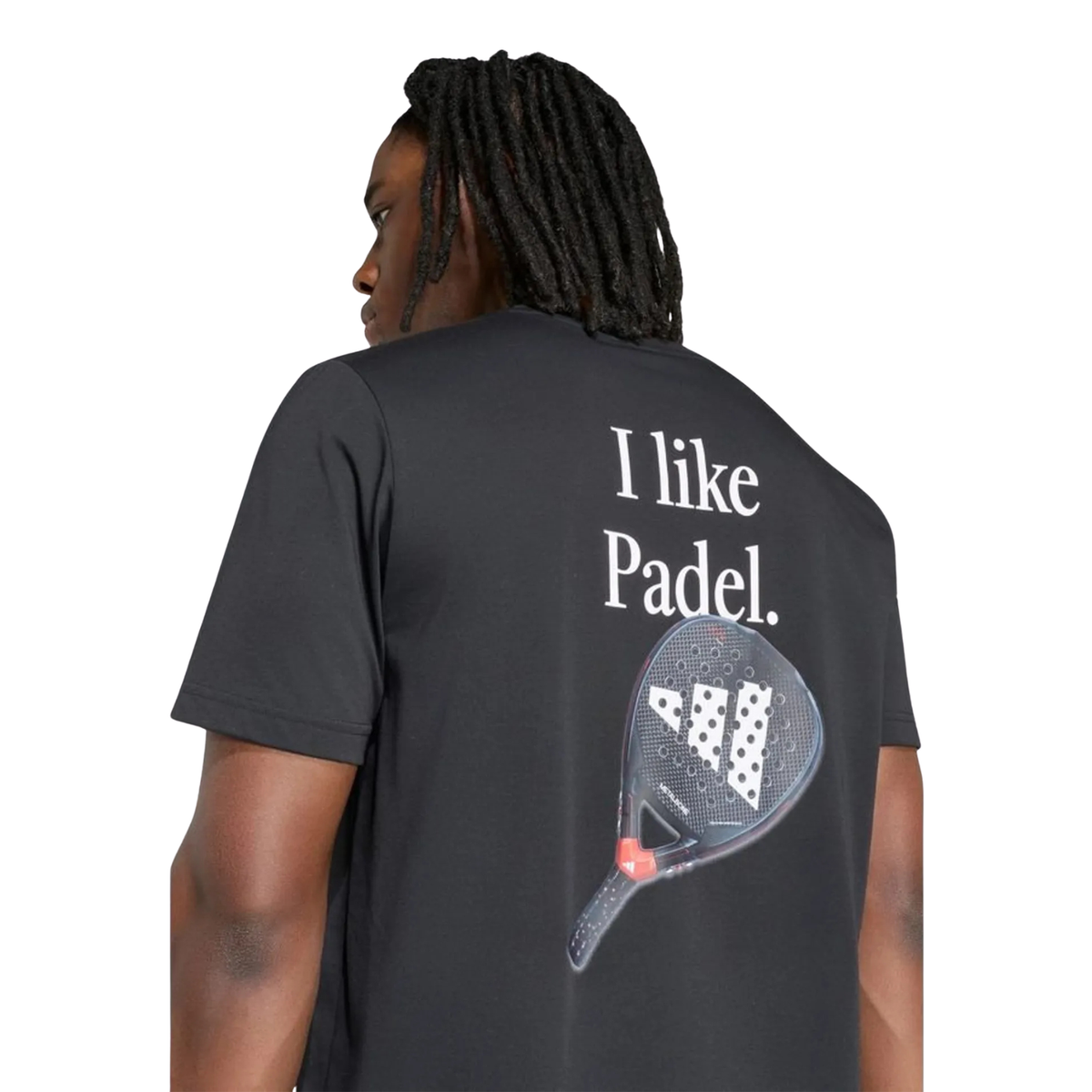 Adidas Padel Category Graphic Tee Men - Black Clothing Adidas