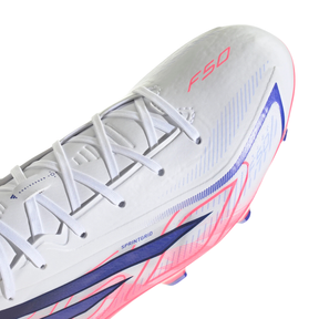 Adidas F50 Hyperfast League FG Football Boots Unisex - White/Purple/Pink Football Boots Adidas