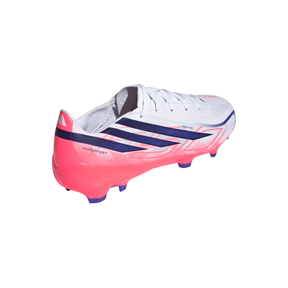 Adidas F50 Hyperfast League FG Football Boots Unisex - White/Purple/Pink Football Boots Adidas