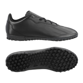 Adidas X Crazyfast .4 TF Football Shoe Junior - Black Football Boots Adidas