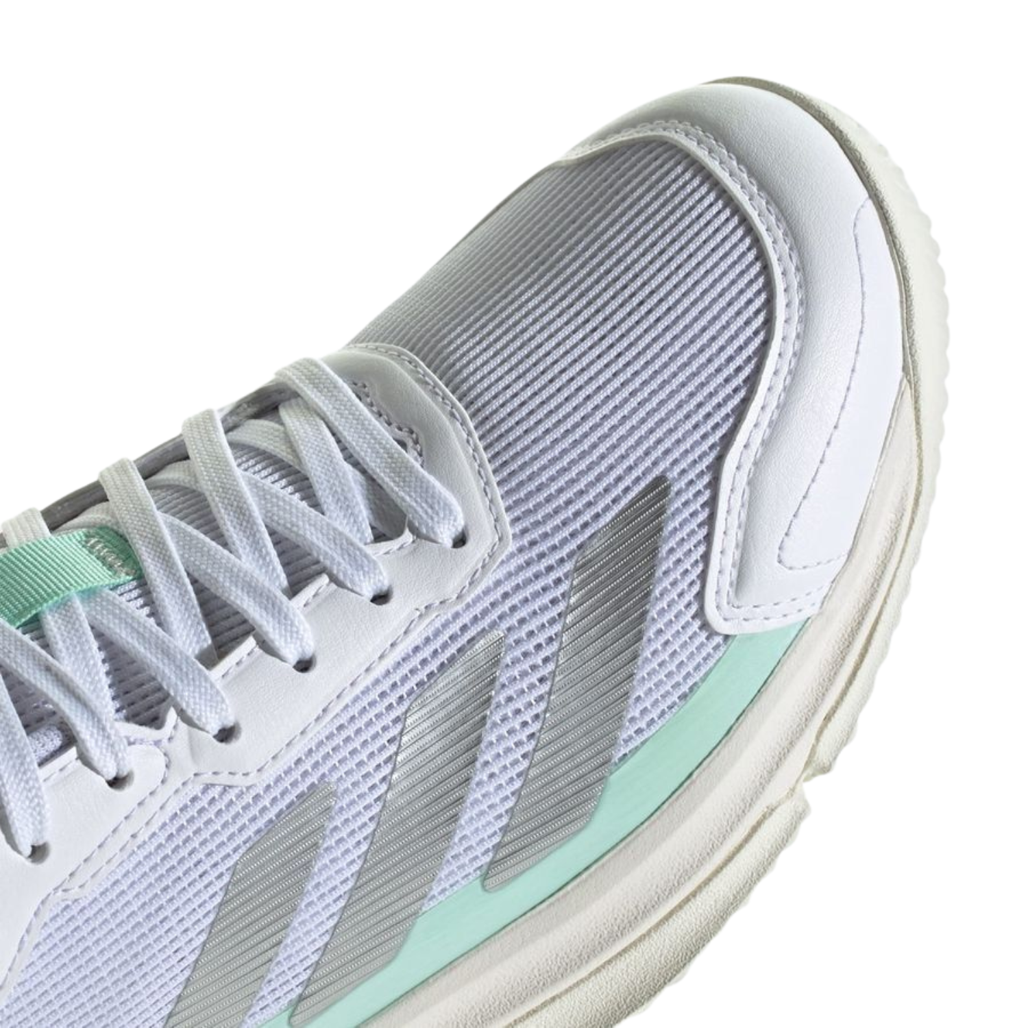Adidas Courtquick Padel Shoe Women - White/Silver/Mint Padel Shoes Adidas