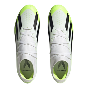 Adidas X Crazyfast .3 FG Football Boots Unisex - White/Green Football Boots Adidas