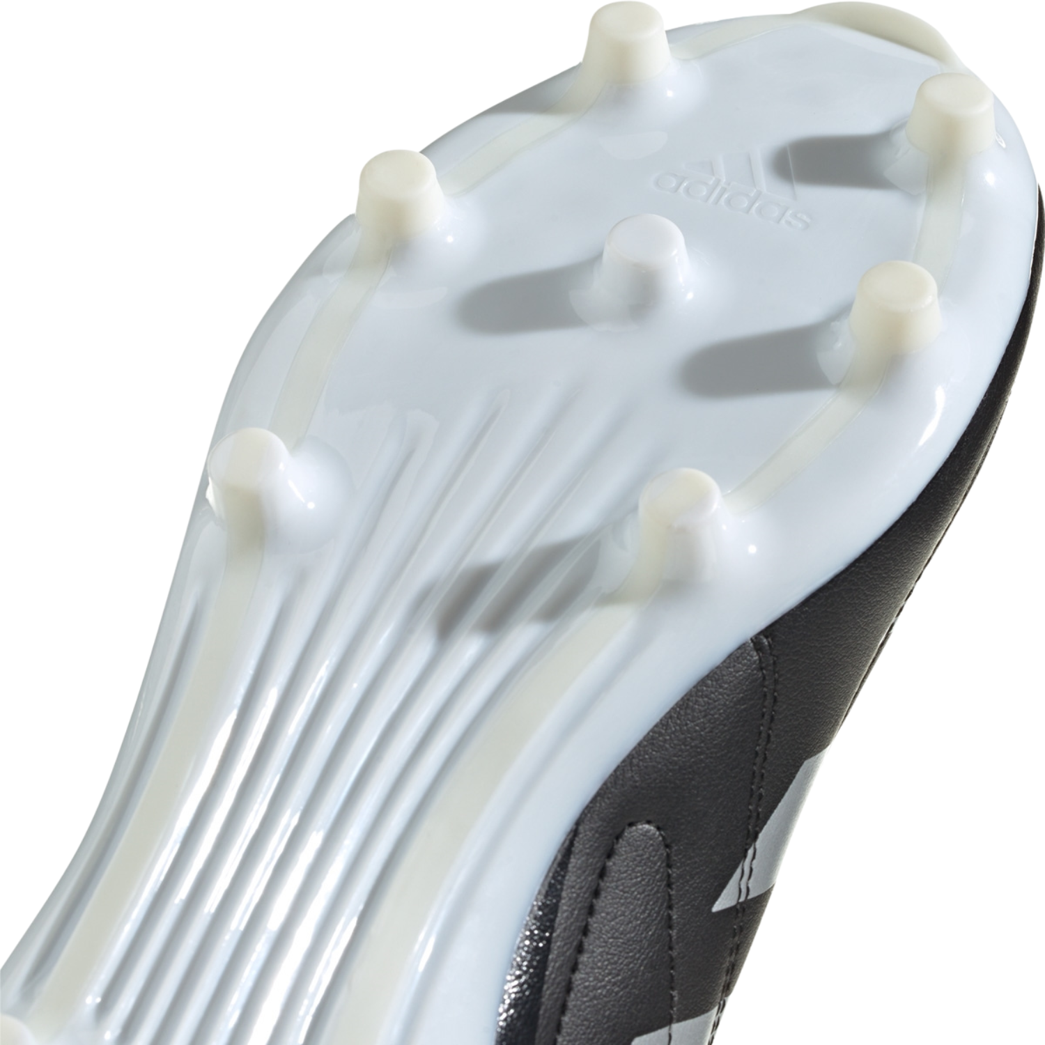 Adidas RS-15 firm ground rugby boots, black, view 9