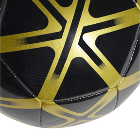 Adidas Starlancer Club Football - Black/Gold Footballs Adidas