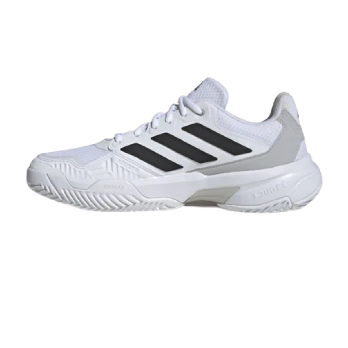 Adidas CourtJam Control 3 Tennis Shoes Men - White/Black/Grey White Black Grey Tennis Shoes Adidas