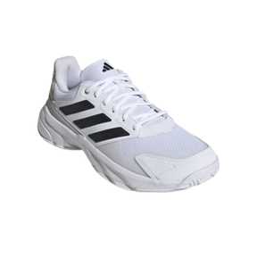 Adidas CourtJam Control 3 Tennis Shoes Men - White/Black/Grey Tennis Shoes Adidas