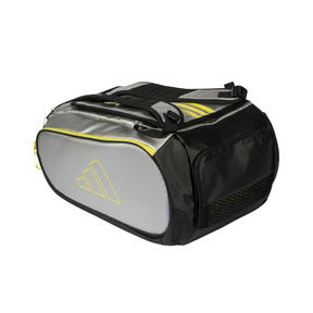 Adidas Tour Silver 2026 Racket Bag - Silver/Lime (AB2PA4U34) Racket Bag Adidas