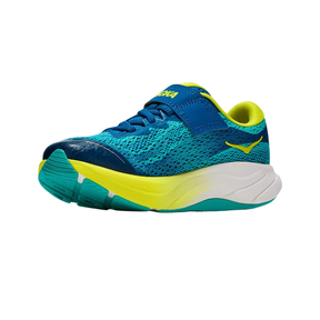 Hoka Rincon 4 Running Shoe Kids - Electric Aqua/Neon Citrus Running Shoes Hoka