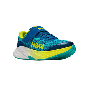 Hoka Rincon 4 Running Shoe Kids - Electric Aqua/Neon Citrus Running Shoes Hoka