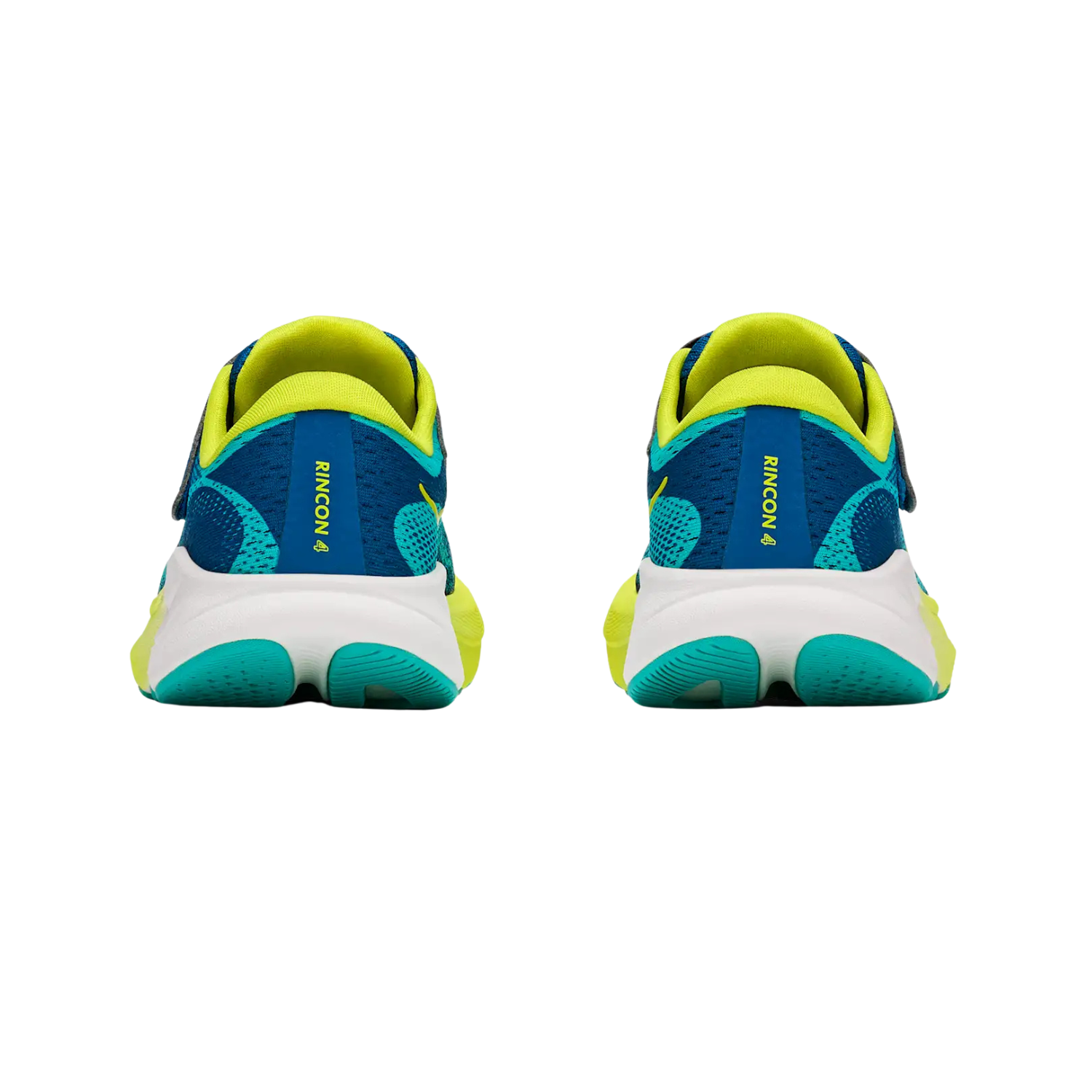 Hoka Rincon 4 Running Shoe Kids - Electric Aqua/Neon Citrus Running Shoes Hoka