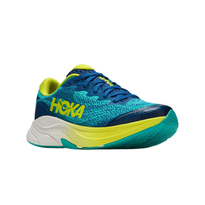 Hoka Rincon 4 Running Shoe Junior - Electric Aqua/Neon Citrus Running Shoes Hoka