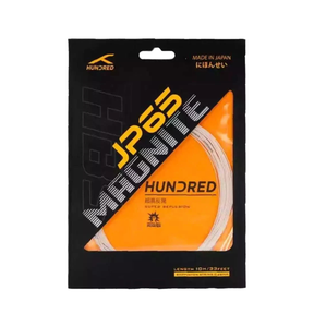 Hundred JP65 Magnite Badminton String Set - Ice White Ice White 10m Set String (Packs) Hundred