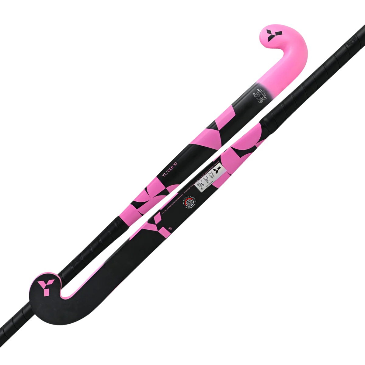 Y1 GLB 30 Hockey Stick 2026/27 525g - Pink Pink 36.5 Hockey Sticks Y1