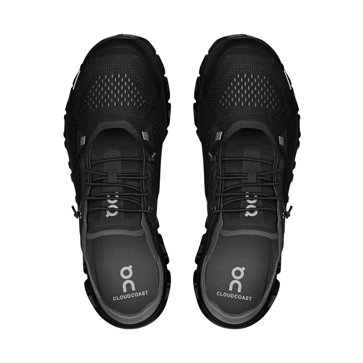 On Running Cloud 6 Coast Running Shoe Men - Black/Rock Running Shoes On Running