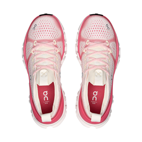 On Running Cloud X Tempo Running Shoe Women - Ivory/Camellia Running Shoes On Running