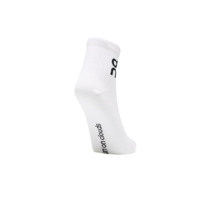 On Running Logo Sock Mid 3 Pack Unisex, White, side view
