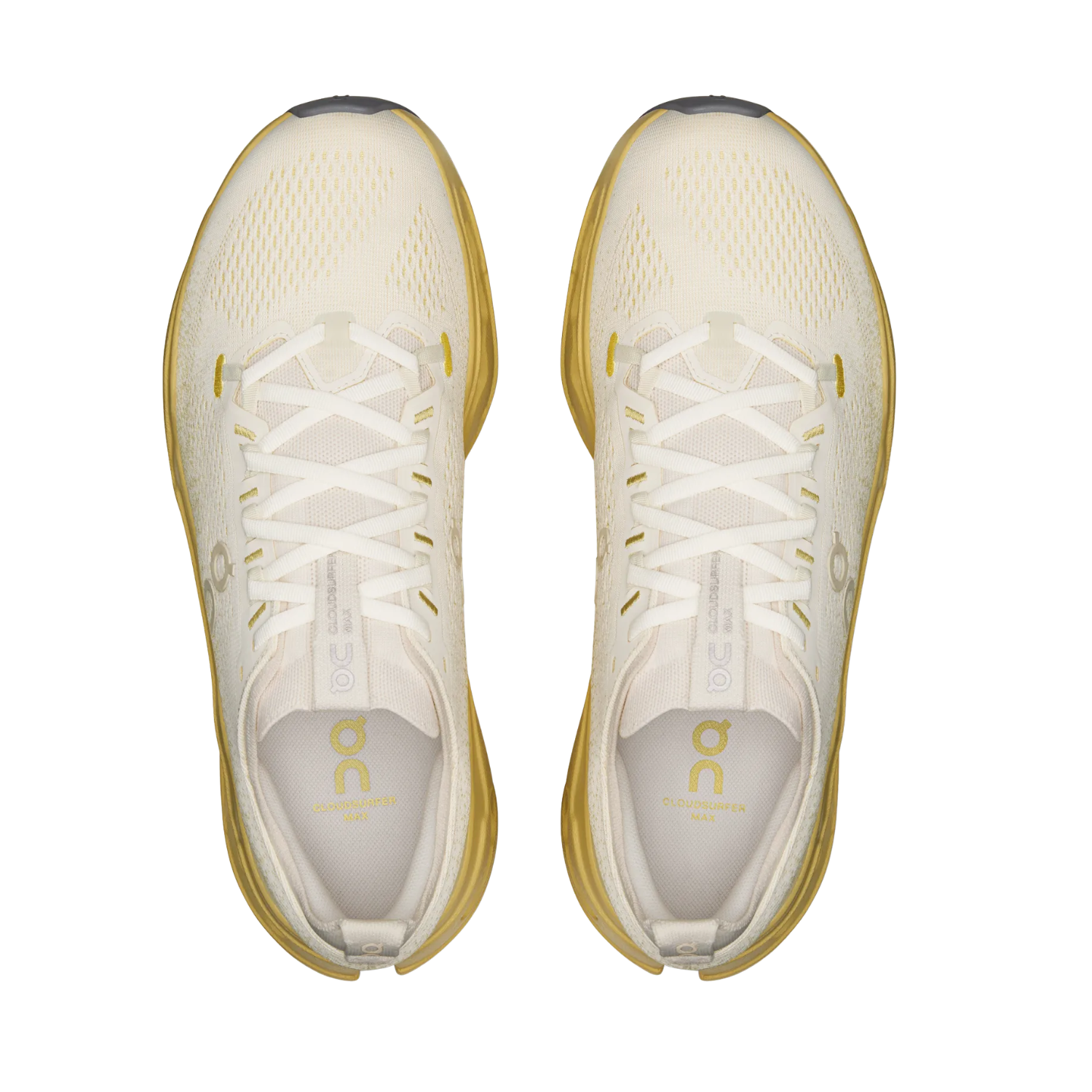 On Running Cloudsurfer Max Running Shoes Men - Ivory/Dijon Running Shoes On Running