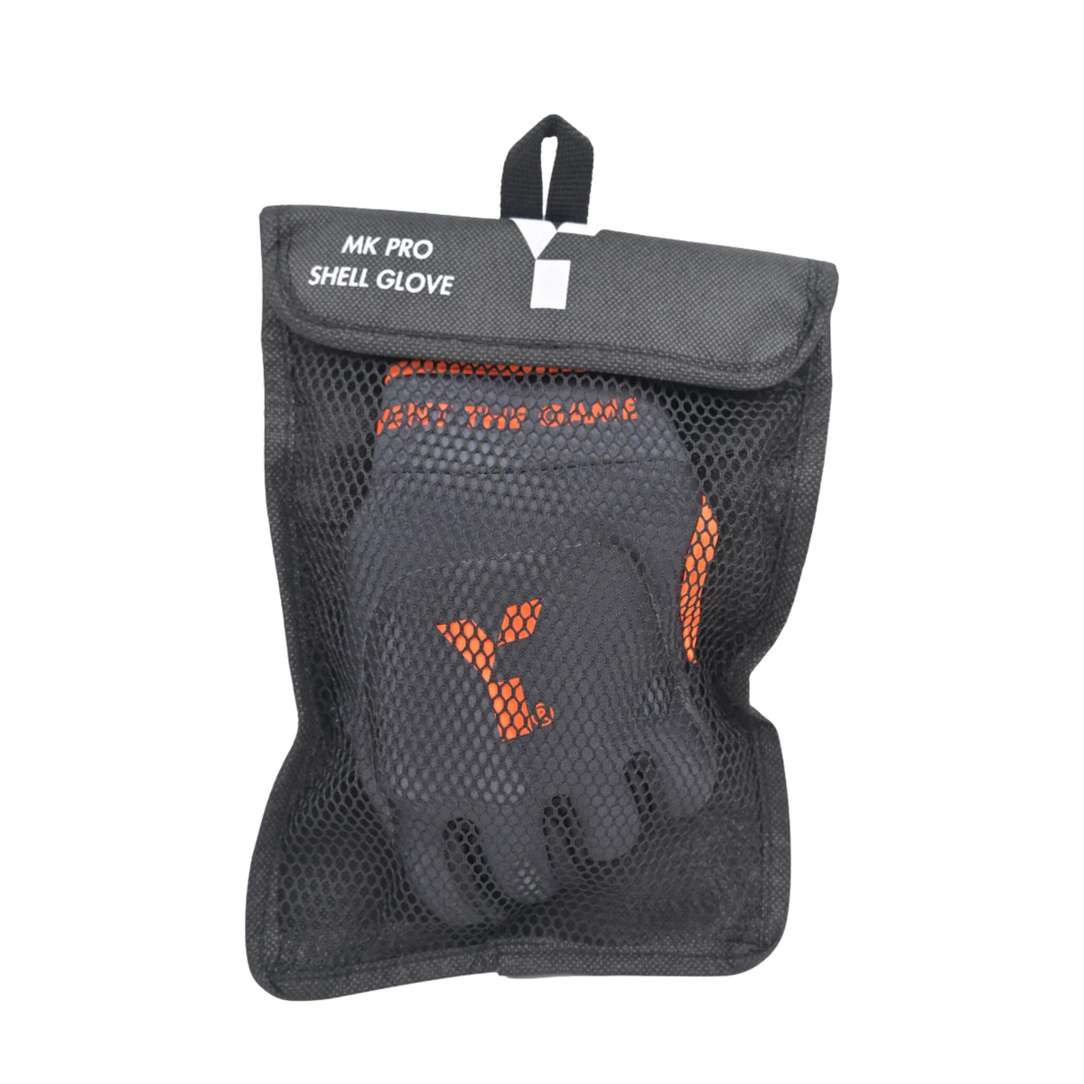 Y1 MK PRO Shell Hockey Glove Short 2026/27 Unisex - Grey/Orange Accessories Y1