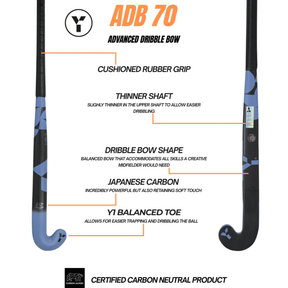 Y1 ADB 70 Hockey Stick 2026/27 - Blue Hockey Sticks Y1
