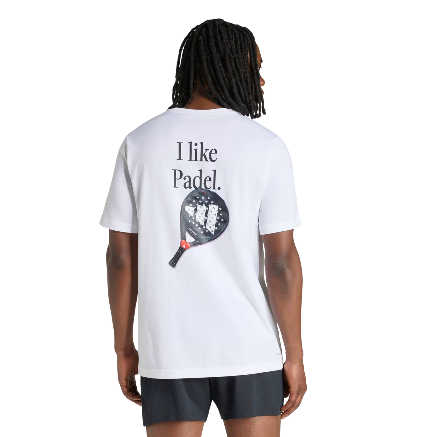 Adidas Padel Category Graphic Tee Men - White Clothing Adidas