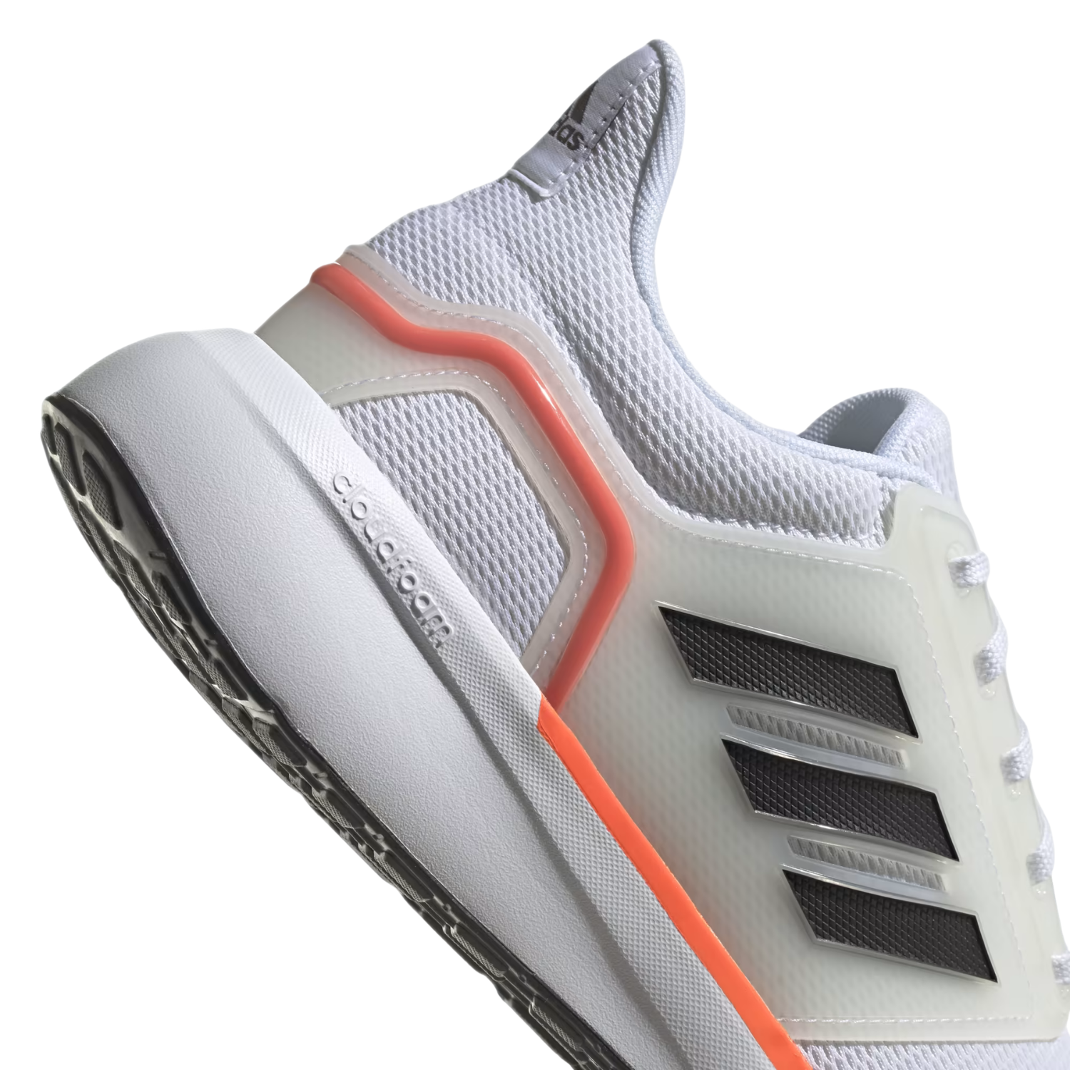 Adidas EQ19 Running Shoes - Cloud White/Carbon/Solar Red shoes Adidas