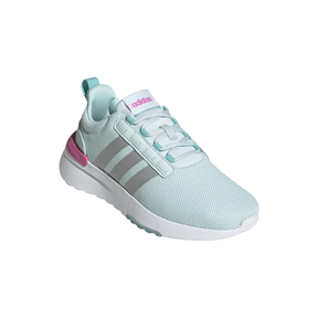 Adidas Racer TR21 Kids Trainers - Halo Mint/Silver Metallic/Screaming Pink (GV7395) Trainers Adidas
