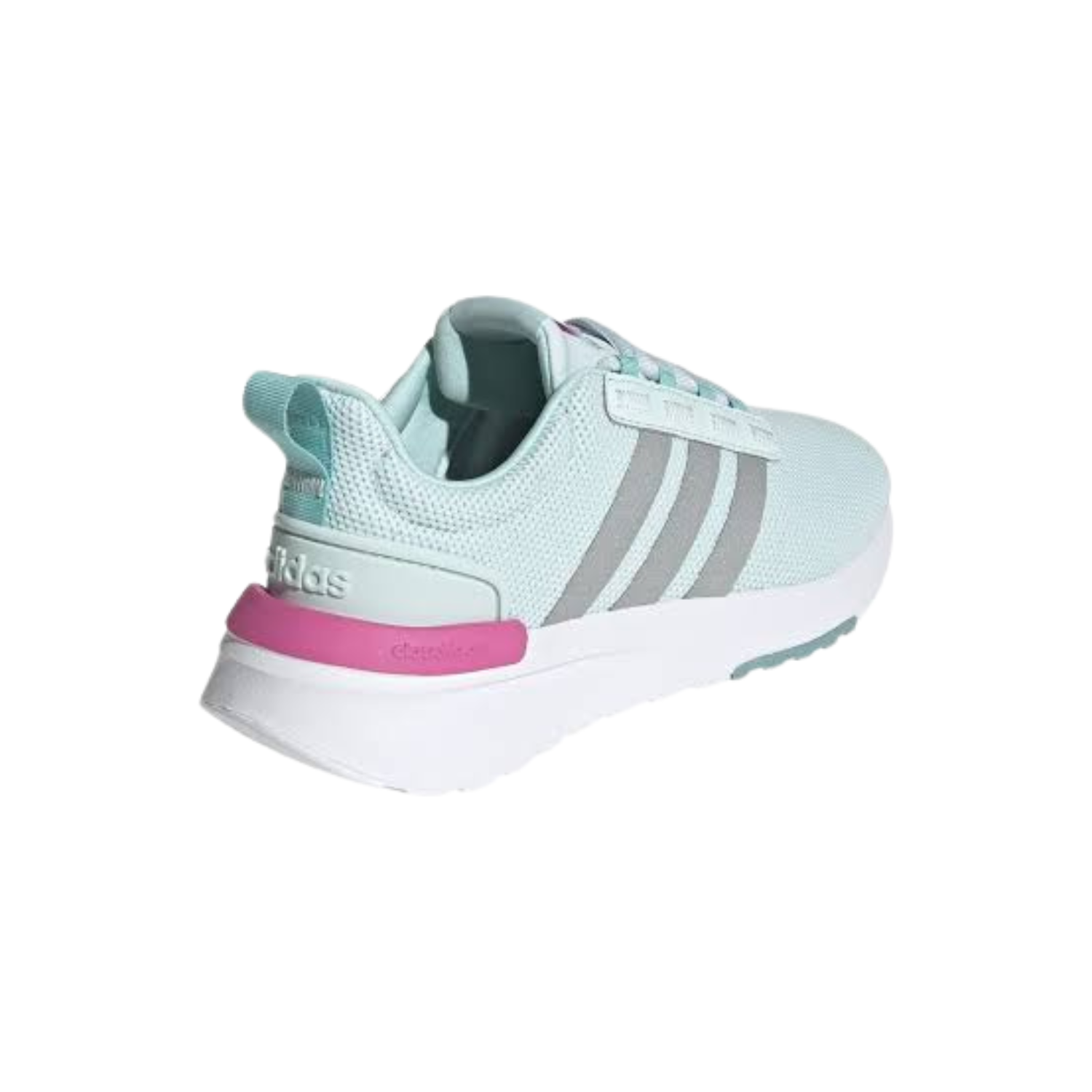 Adidas Racer TR21 Kids Trainers - Halo Mint/Silver Metallic/Screaming Pink (GV7395) Trainers Adidas