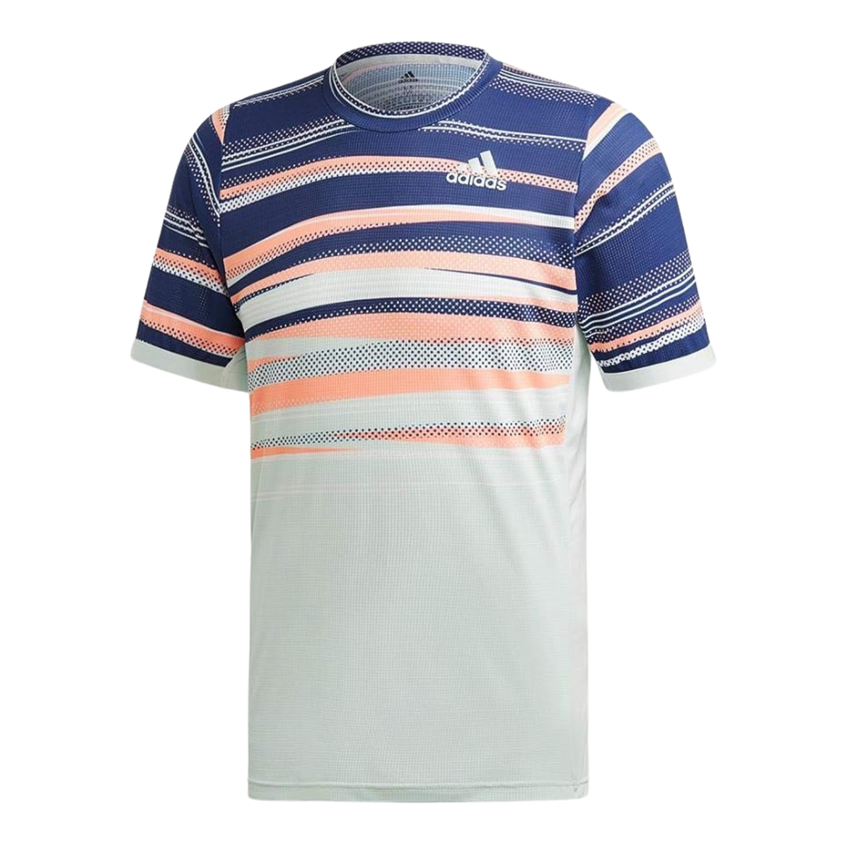 adidas FreeLift HEAT.RDY Tee Men, Dash Green/Tech Indigo, front view
