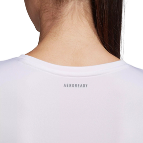 adidas Club 3-Stripes Tennis Tee Women's - White/Silver (FK6971) T-Shirt adidas